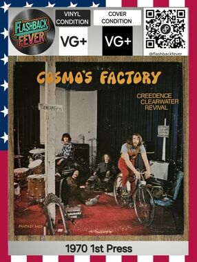 CCR•Cosmo's Factory•July 8, 1970 US Stereo (#8402) Rockaway, 1st Press